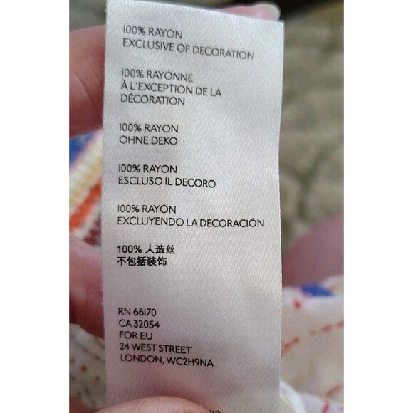 Anthropologie Maeve Paolina Tasseled Sleeve Peasant Blouse Small - Picture 11 of 11